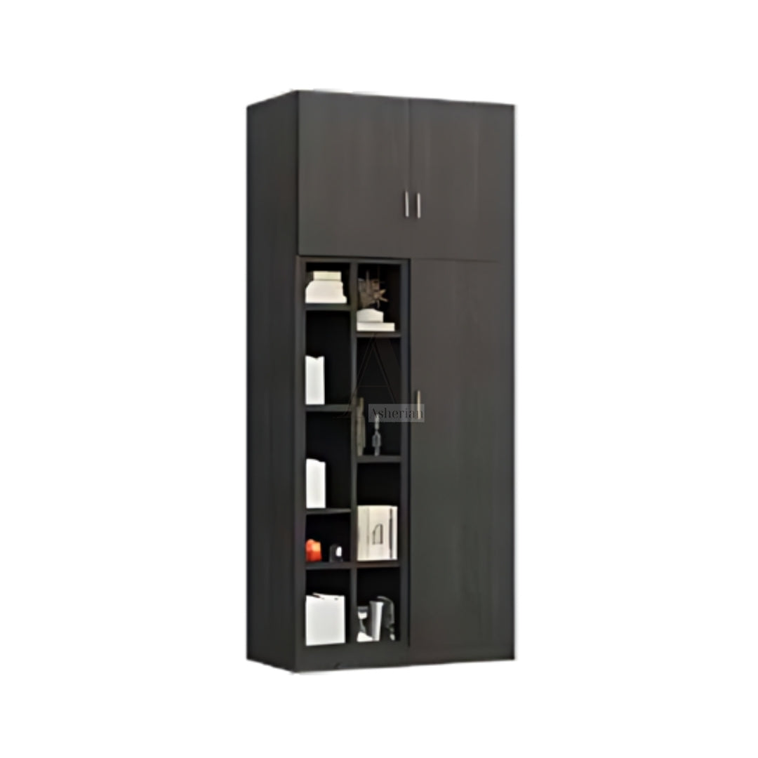 RAIN | ארון פתיחה יוקרתי עם כוורת אי סימטרית - 80 ס"מ - 2 דלתות - אשריאן | ASHERIAN