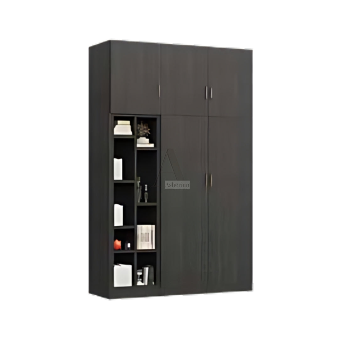 RAIN | ארון פתיחה יוקרתי עם כוורת אי סימטרית - 120 ס"מ - 3 דלתות - אשריאן | ASHERIAN