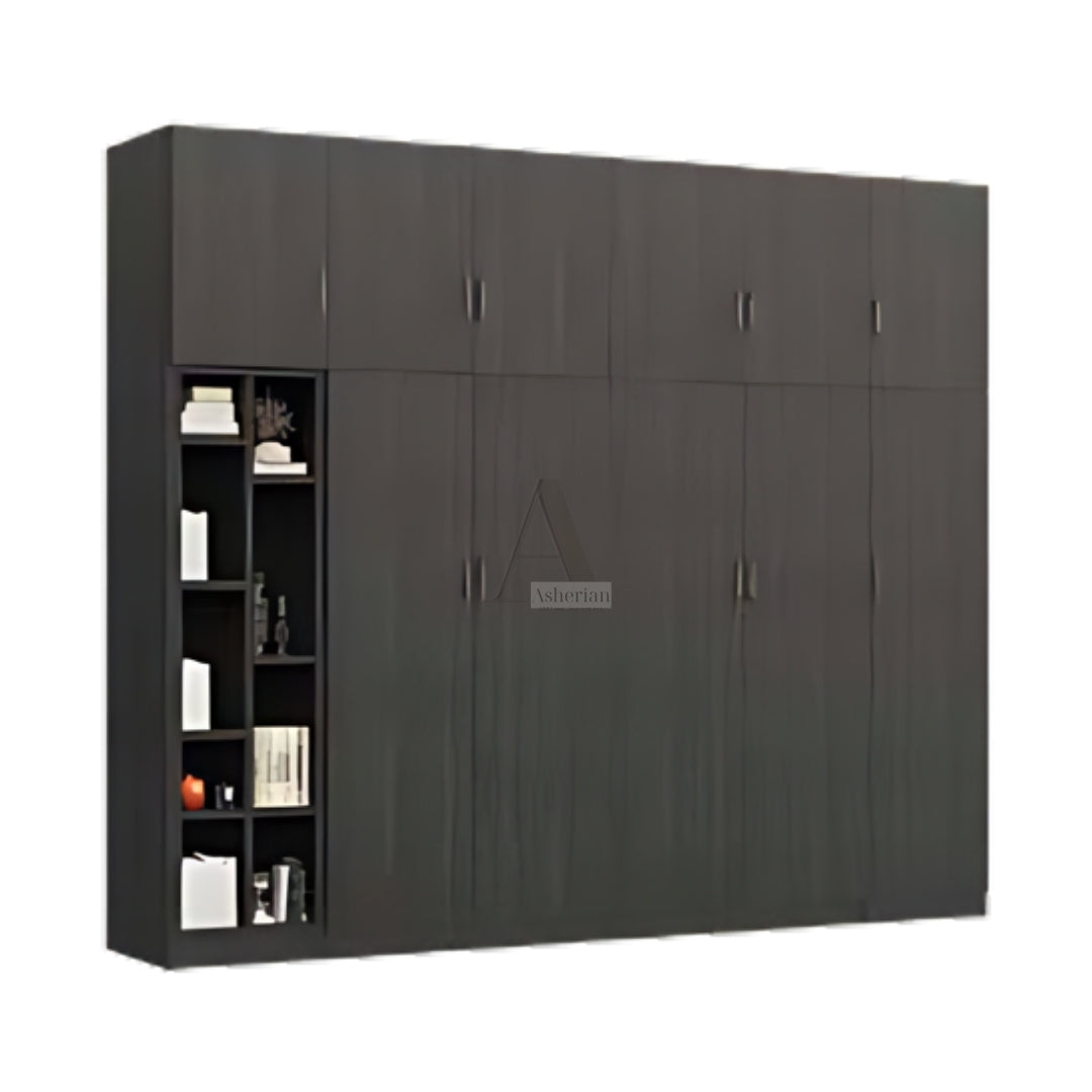 RAIN | ארון פתיחה יוקרתי עם כוורת אי סימטרית - 270 ס"מ - 6 דלתות - אשריאן | ASHERIAN