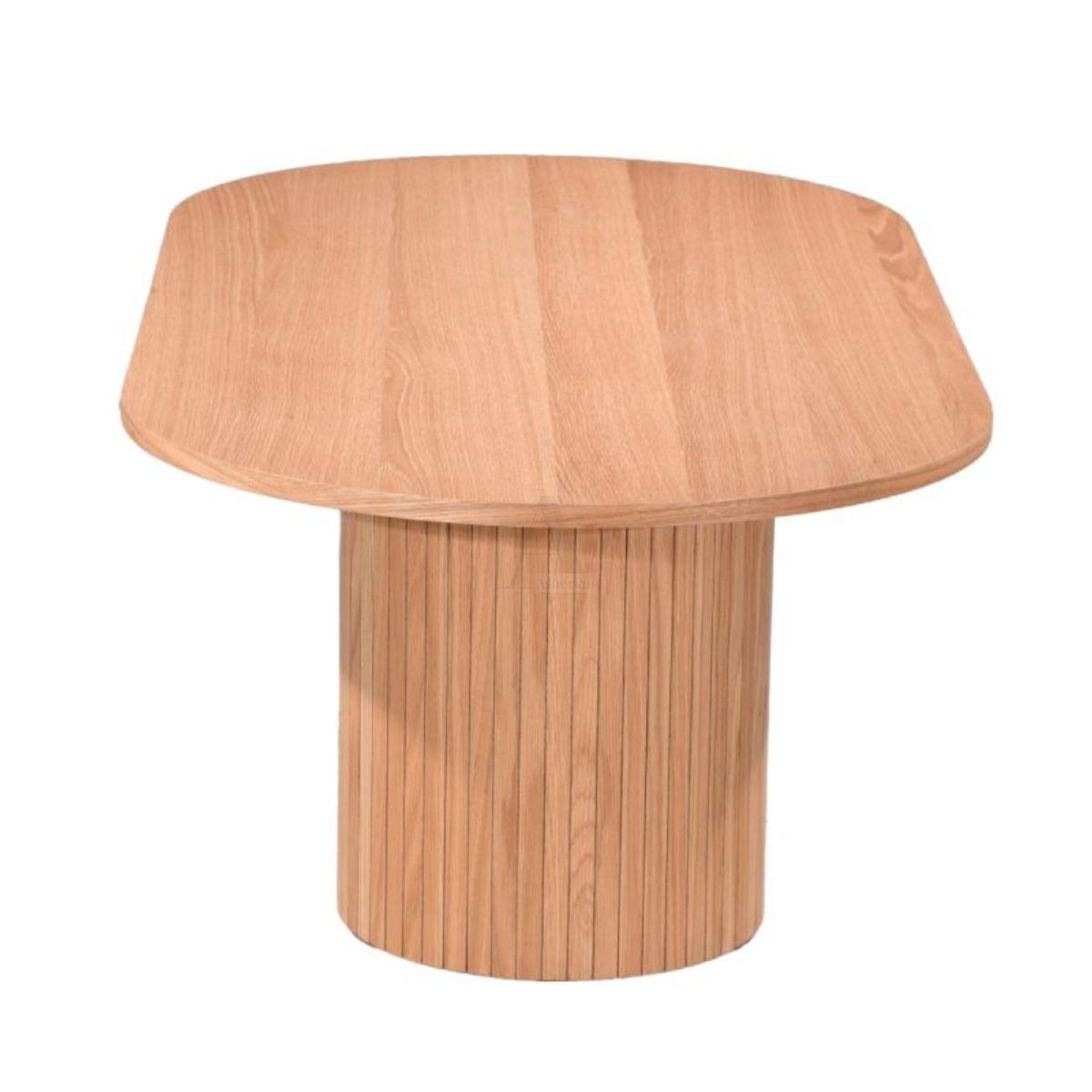 VERO | שולחן סלון אובלי בעיצוב נורדי עדין