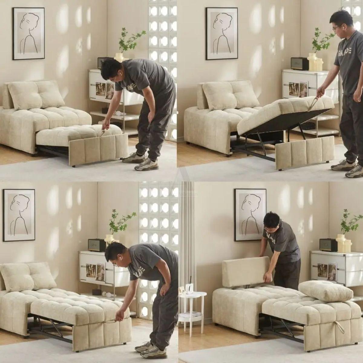 CUBY SOLO | כורסה נפתחת למיטה בעיצוב מודרני וחכם