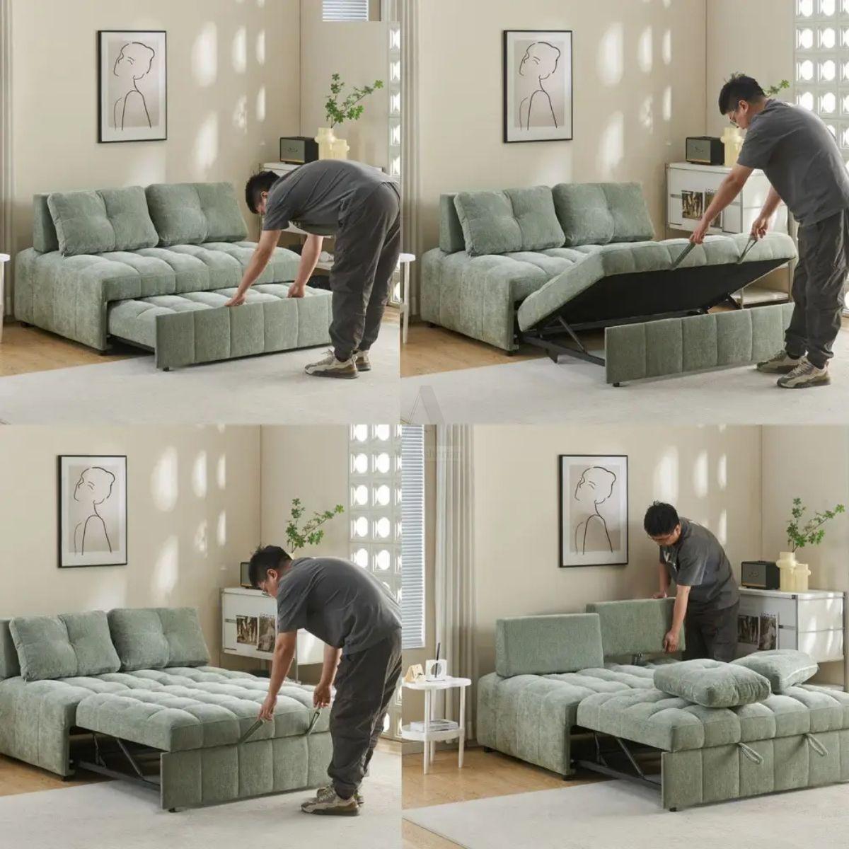 CUBY DUO | ספה דו-מושבית נפתחת למיטה בעיצוב מודרני ונוח