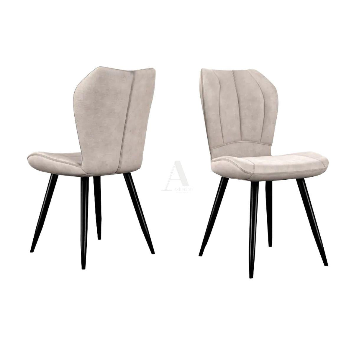 BLAIR | כסא אוכל מודרני מרופד בדמוי עור