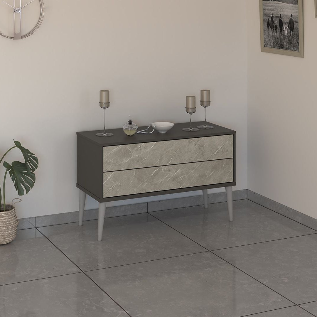 LUNA | שידת אחסון מעוצבת עם 4 מגירות