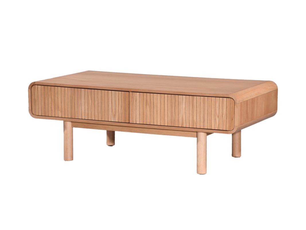 MORDY | שולחן סלון נורדי עם מגירות ופתיחה בטאץ׳