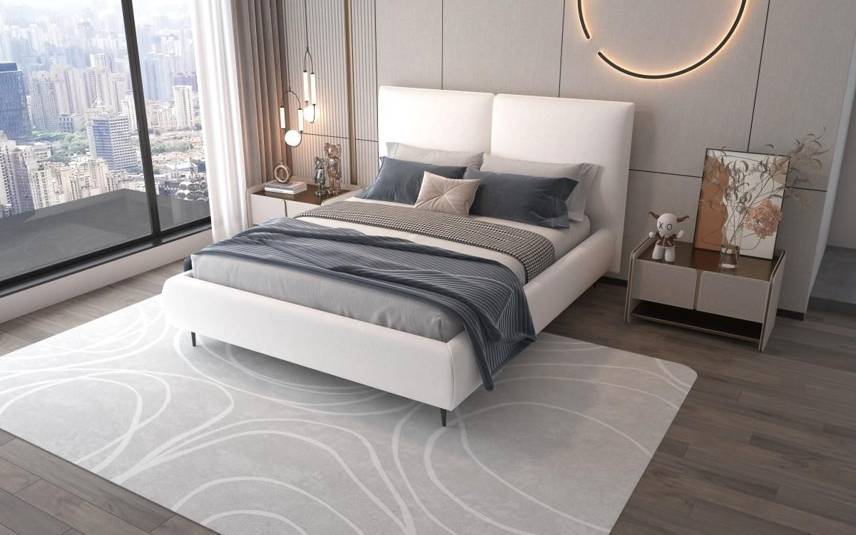 NORA | מיטה זוגית עם ארגז בעיצוב נורדי