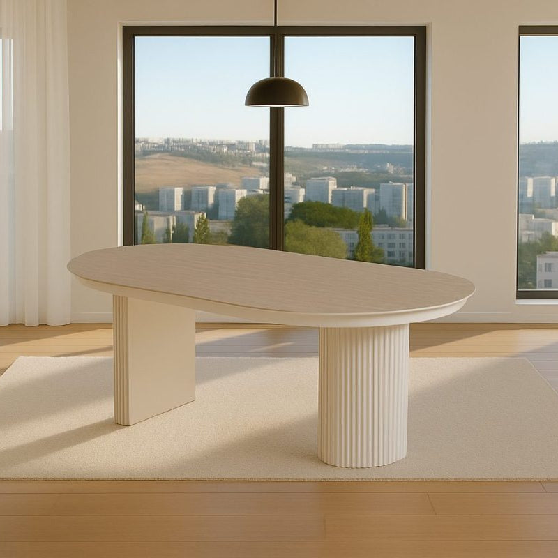 DIME | שולחן אוכל נפתח בעיצוב מודרני אלגנטי