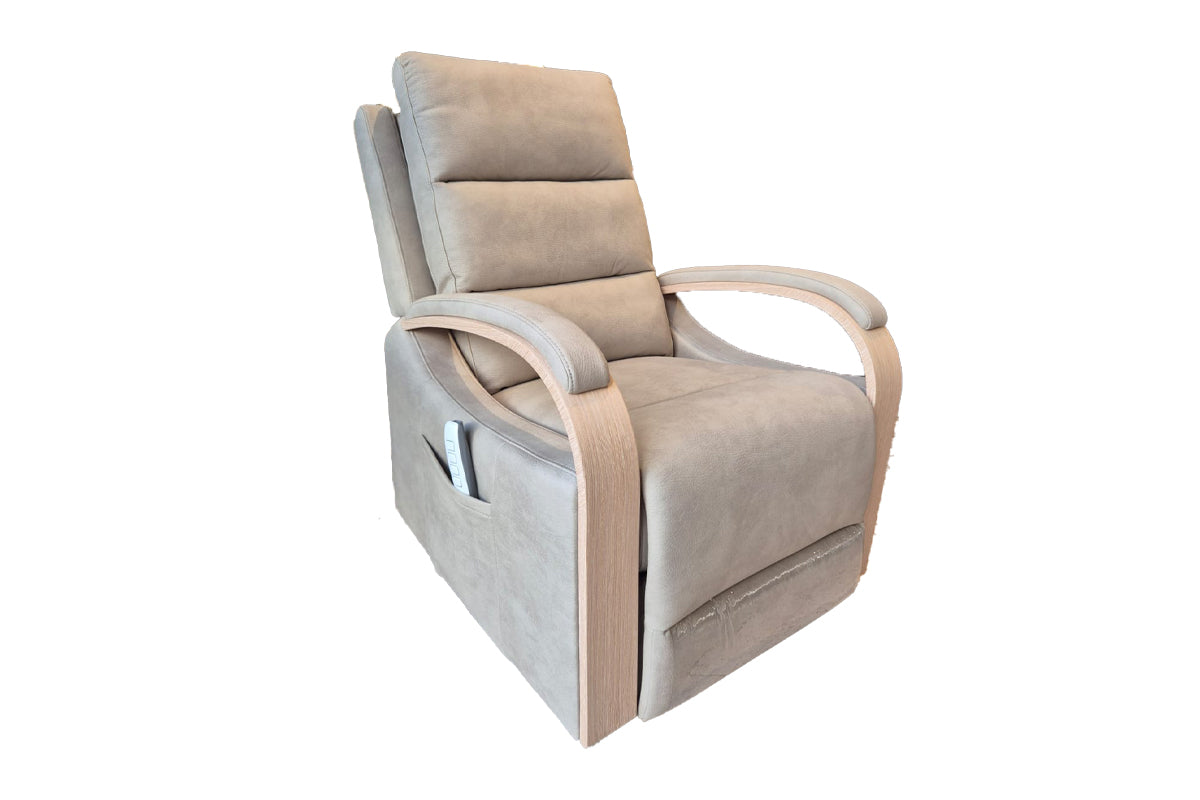 HERMES EC | כורסת ריקליינר חשמלית עם מנגנון סטנד-אפ בעיצוב מודרני