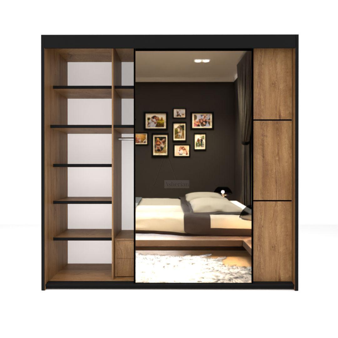 KFIR | ארון הזזה איכותי עם מראה ומגירות