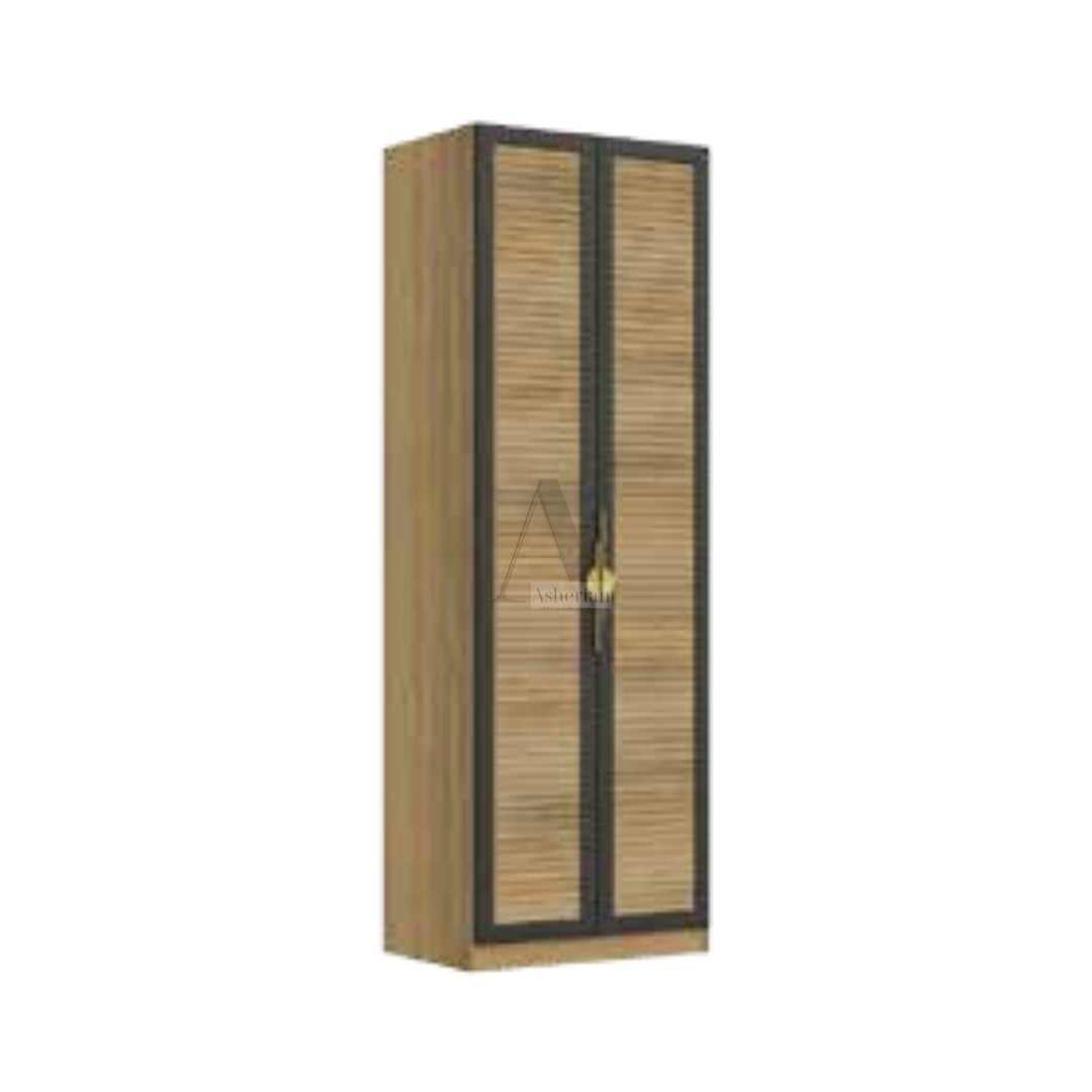 ALEGRO | ארון פתיחה כפרי עם דלתות תריס וזכוכית סבתא - 80 ס"מ - 2 דלתות - אשריאן | ASHERIAN