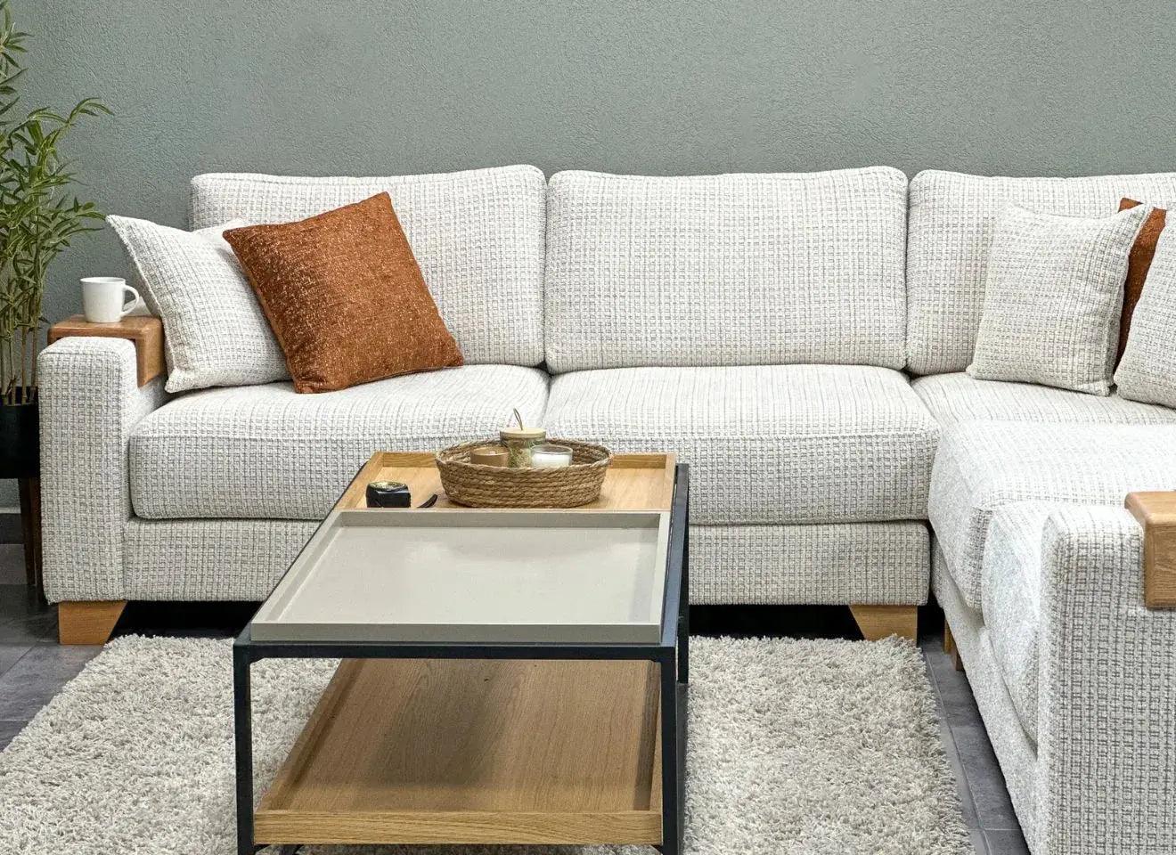 Alma | ספה פינתית מפנקת בעיצוב קוזי חמים - - אשריאן | ASHERIAN