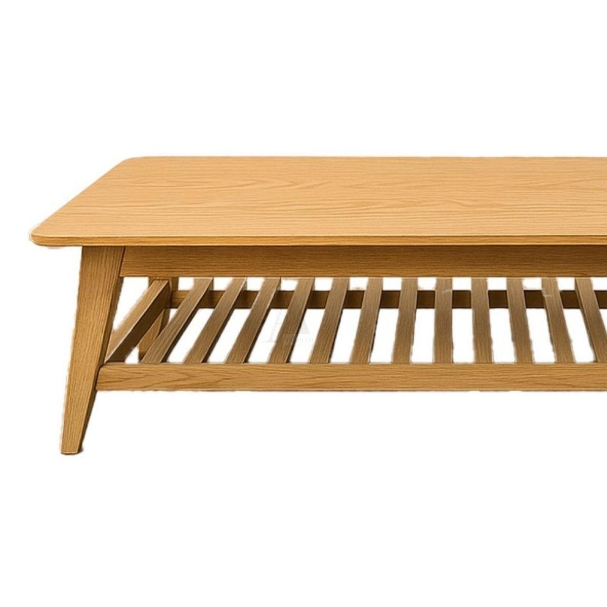 ALVA | שולחן סלון מעוגל בעיצוב נורדי טבעי