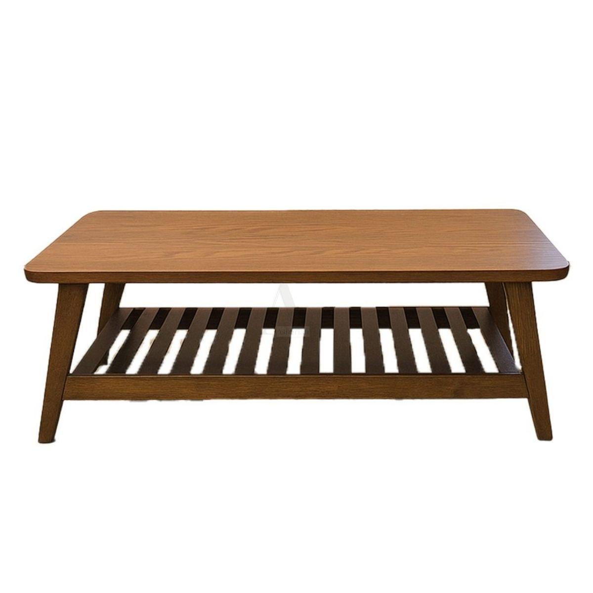 ALVA | שולחן סלון מעוגל בעיצוב נורדי טבעי