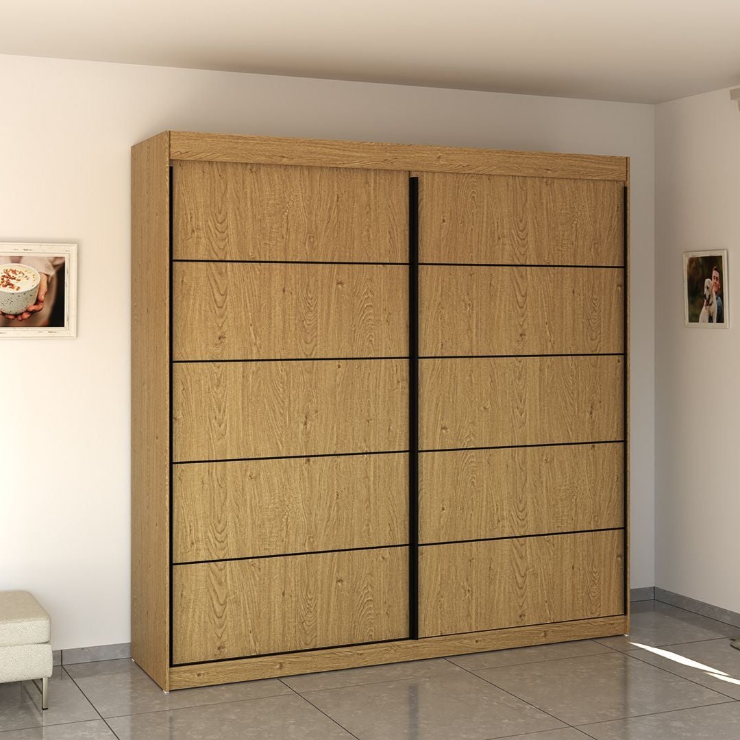 ARBEL | ארון הזזה פרימיום בהתאמה אישית MDF - 240 ס״מ - 2 דלתות - אשריאן | ASHERIAN
