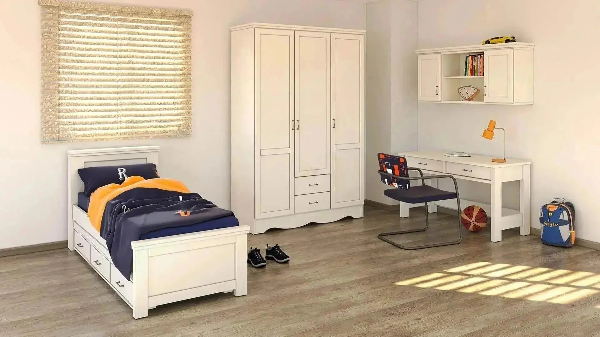 ARBEL | מיטת יחיד איכותית עם מגירות ועיצוב מסיבי - - אשריאן | ASHERIAN