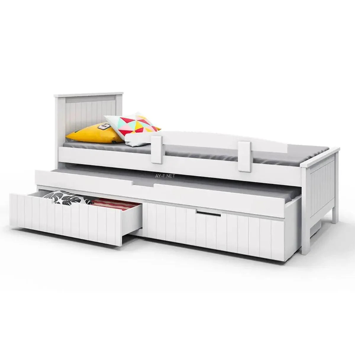 ARGAMAN | מיטת ילדים איכותית נפתחת מעץ ומזרנים במתנה רהיטי עין חרוד - - אשריאן | ASHERIAN