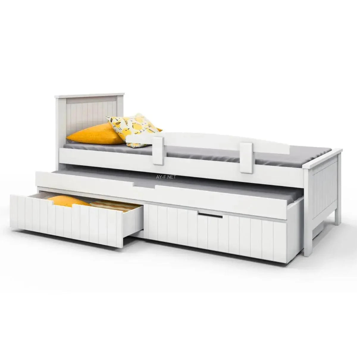 ARGAMAN | מיטת ילדים איכותית נפתחת מעץ ומזרנים במתנה רהיטי עין חרוד - - אשריאן | ASHERIAN