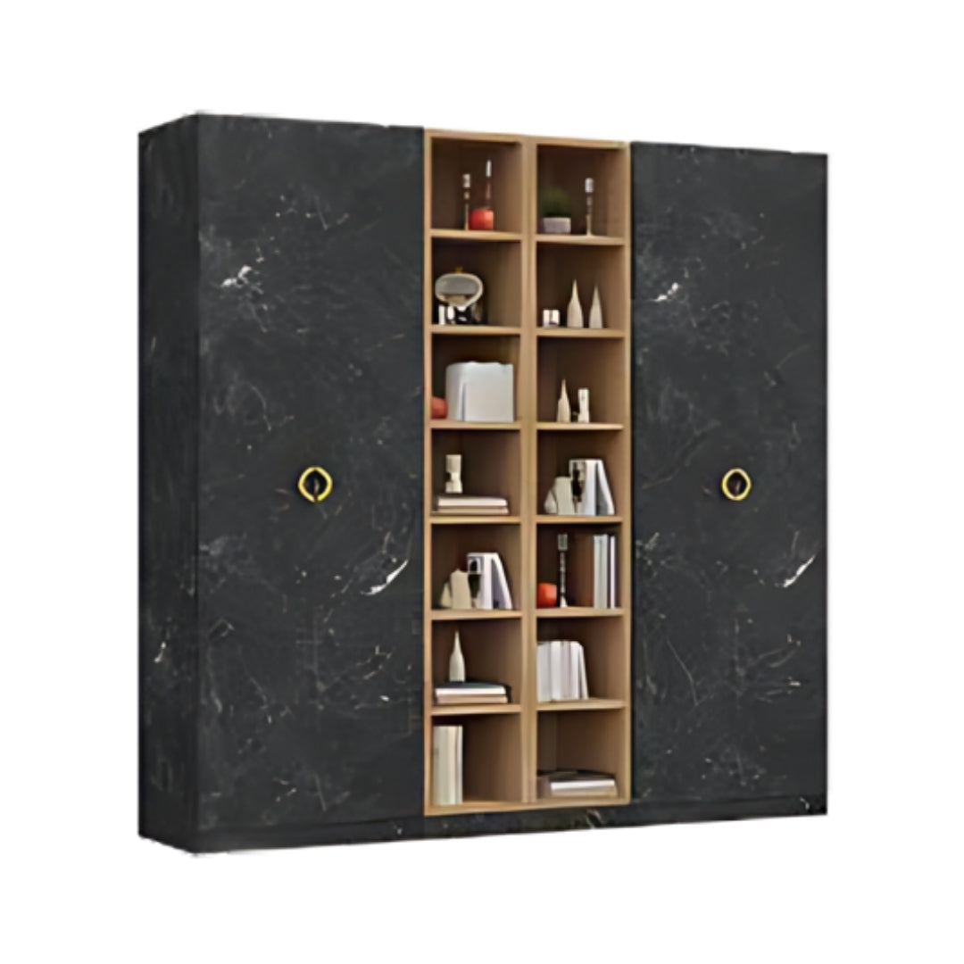 DECO | ארון פתיחה מודרני עם כוורות פתוחות - 240 ס"מ - 6 דלתות - אשריאן | ASHERIAN