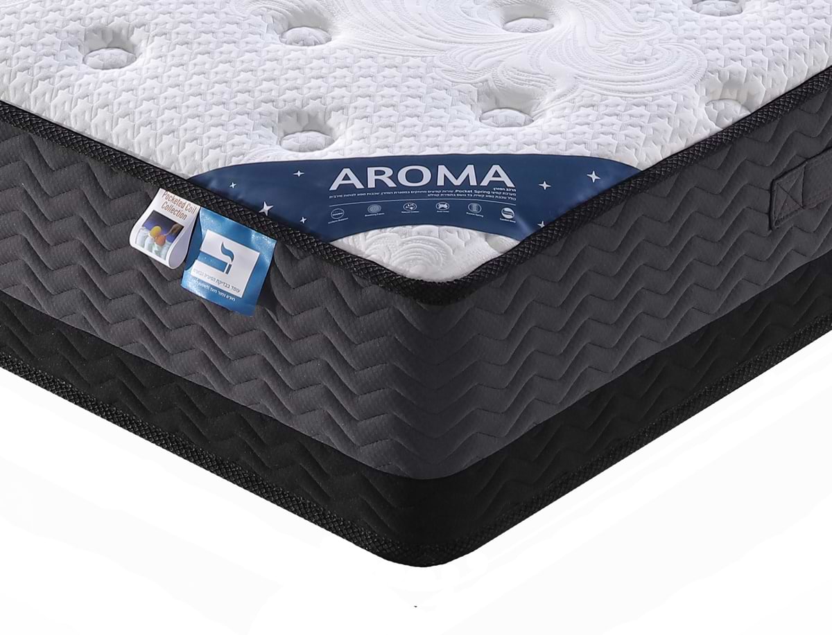 AROMA | מזרן למיטה וחצי עם קפיצים מבודדים בשילוב ספוג קשיח