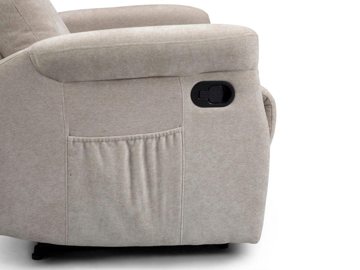 BERLIN | כורסת טלוויזיה מבד בעיצוב מחבק ד״ר גב - - אשריאן | ASHERIAN