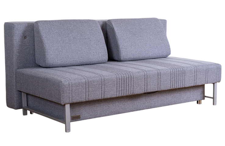 BLINK SIMMONS | ספת אירוח אורטופדית נפתחת למיטה זוגית - 80/190 ס״מ / אפור - ספה