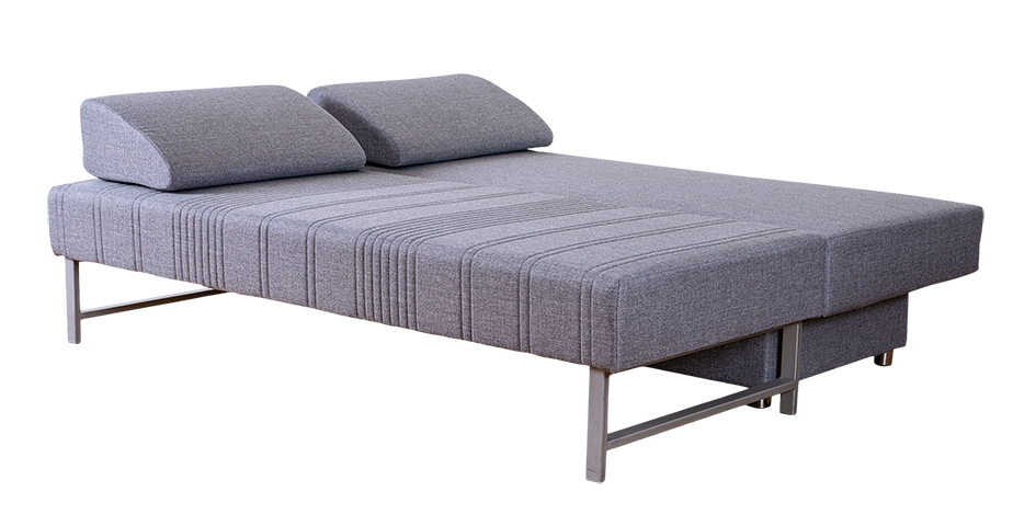 BLINK SIMMONS | ספת אירוח אורטופדית נפתחת למיטה זוגית - 80/190 ס״מ / אפור - ספה