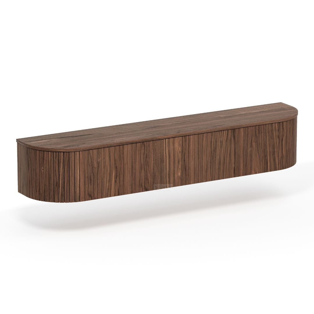 BOLT | מזנון פסים מודרני תלוי בגימור מעוגל