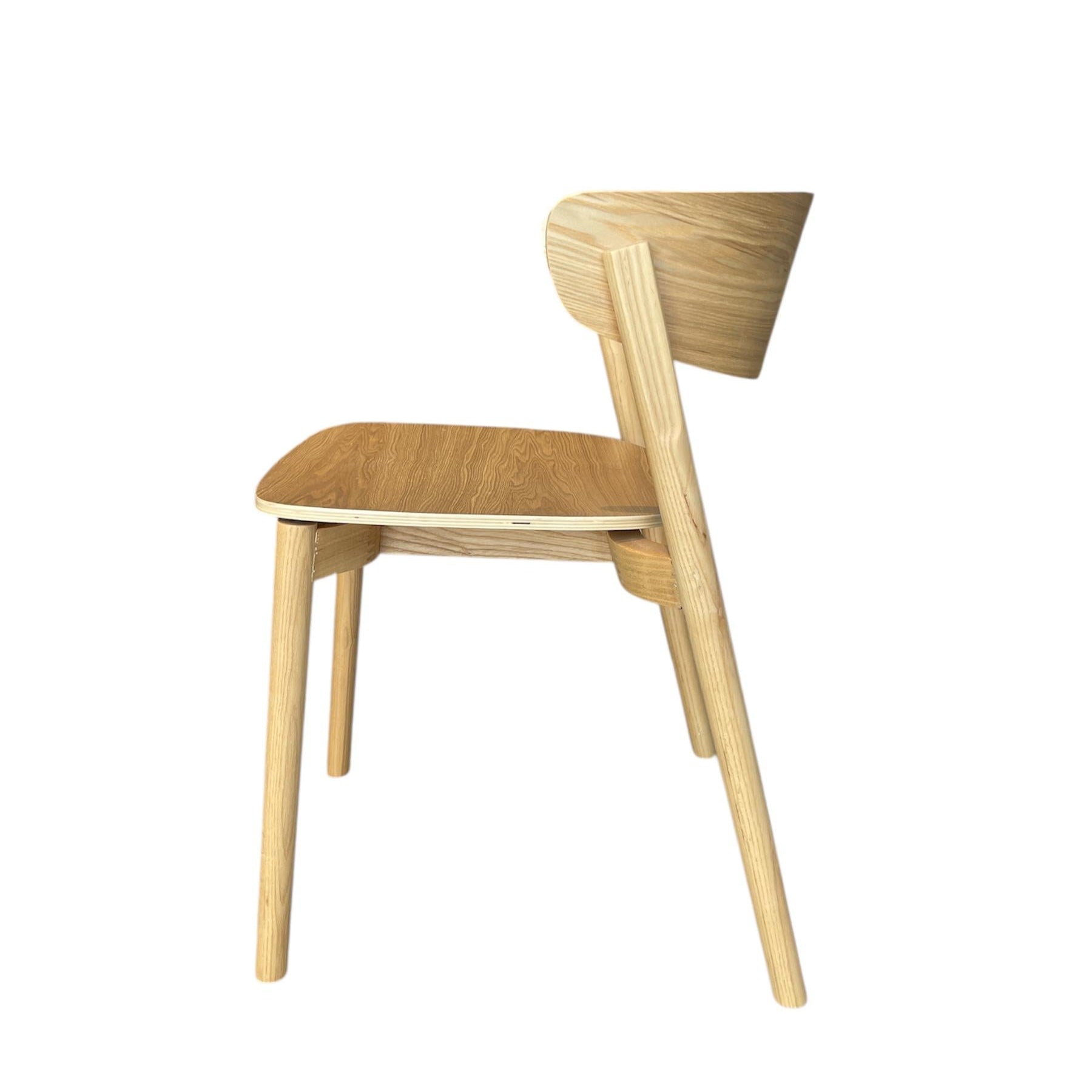 CAMEL | כסא עץ מלא בגימור טבעי - אוכל