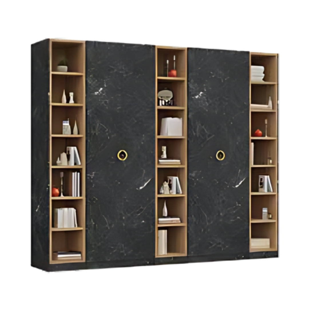 DECO | ארון פתיחה מודרני עם כוורות פתוחות - 280 ס"מ - 7 דלתות - אשריאן | ASHERIAN