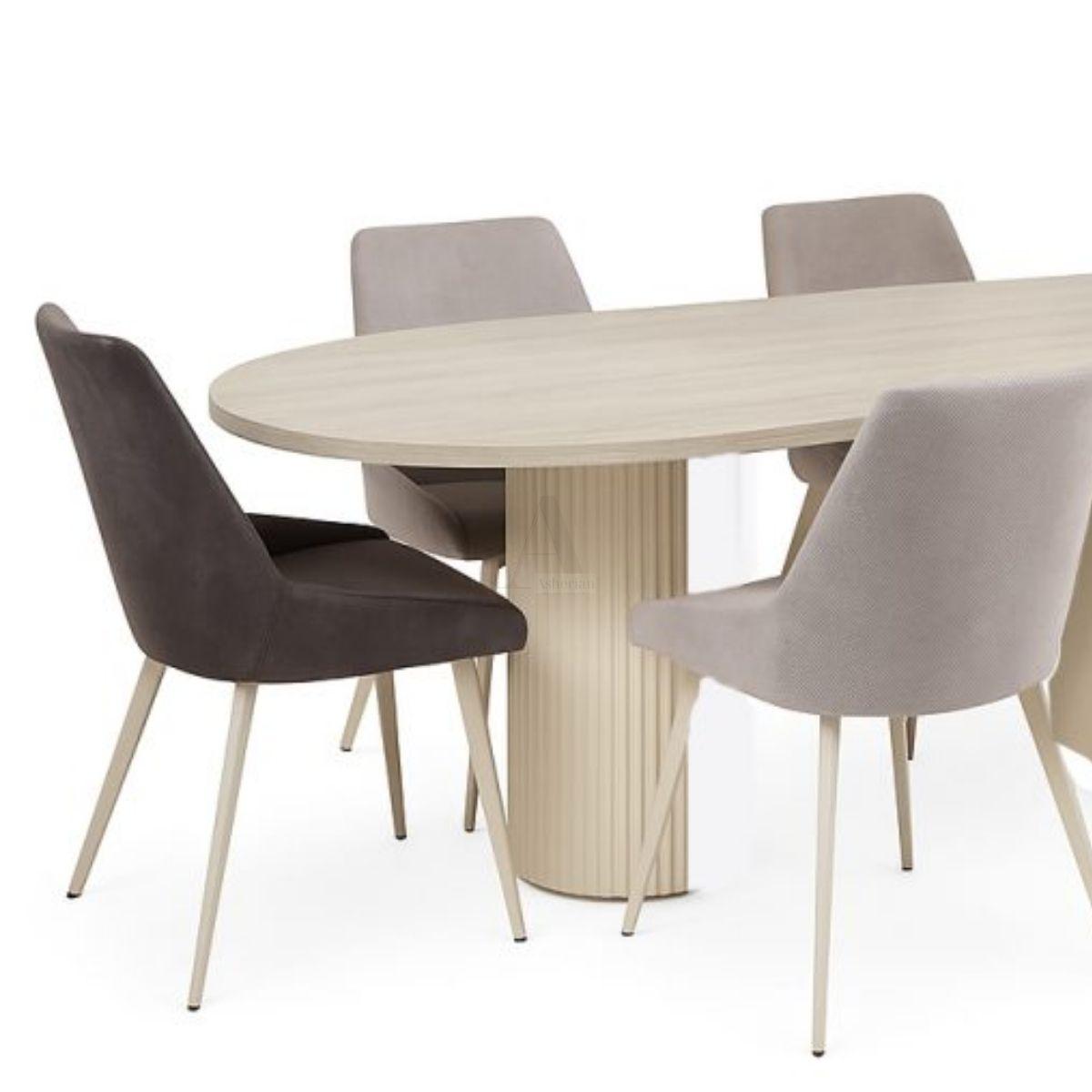 DIME | שולחן אוכל נפתח בעיצוב מודרני אלגנטי - טרוורטין