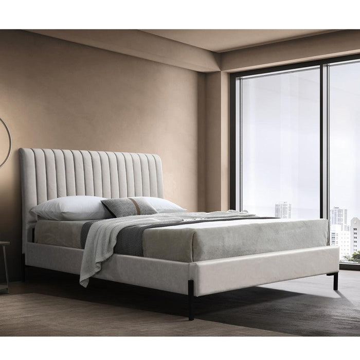 Venus | מיטה זוגית בעיצוב מודרני עם ראש מיטה מעוגל - אשריאן | ASHERIAN
