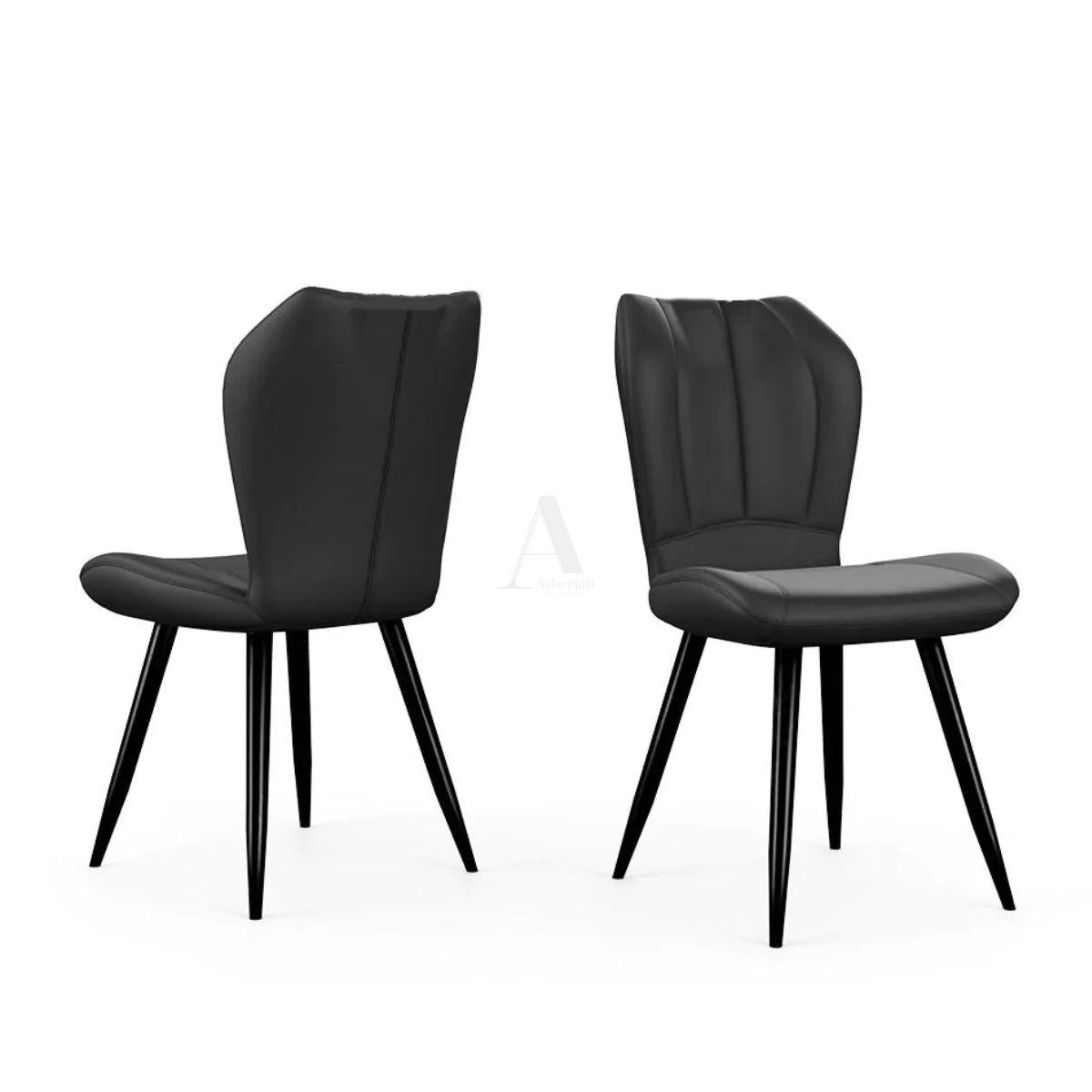 BLAIR | כסא אוכל מודרני מרופד בדמוי עור