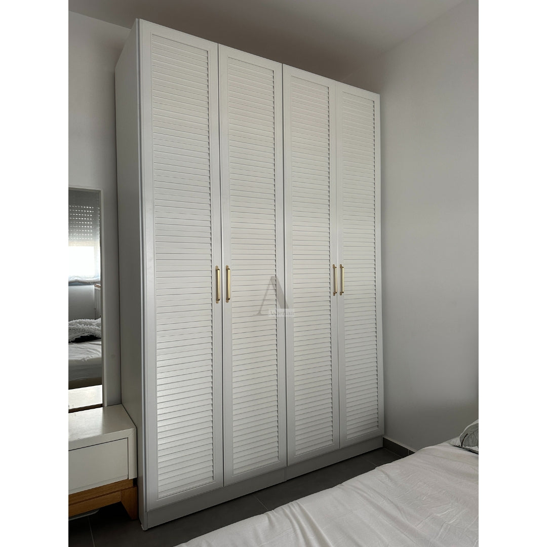 EDEN | ארון בגדים עם דלתות תריס בעיצוב מוקפד - - אשריאן | ASHERIAN