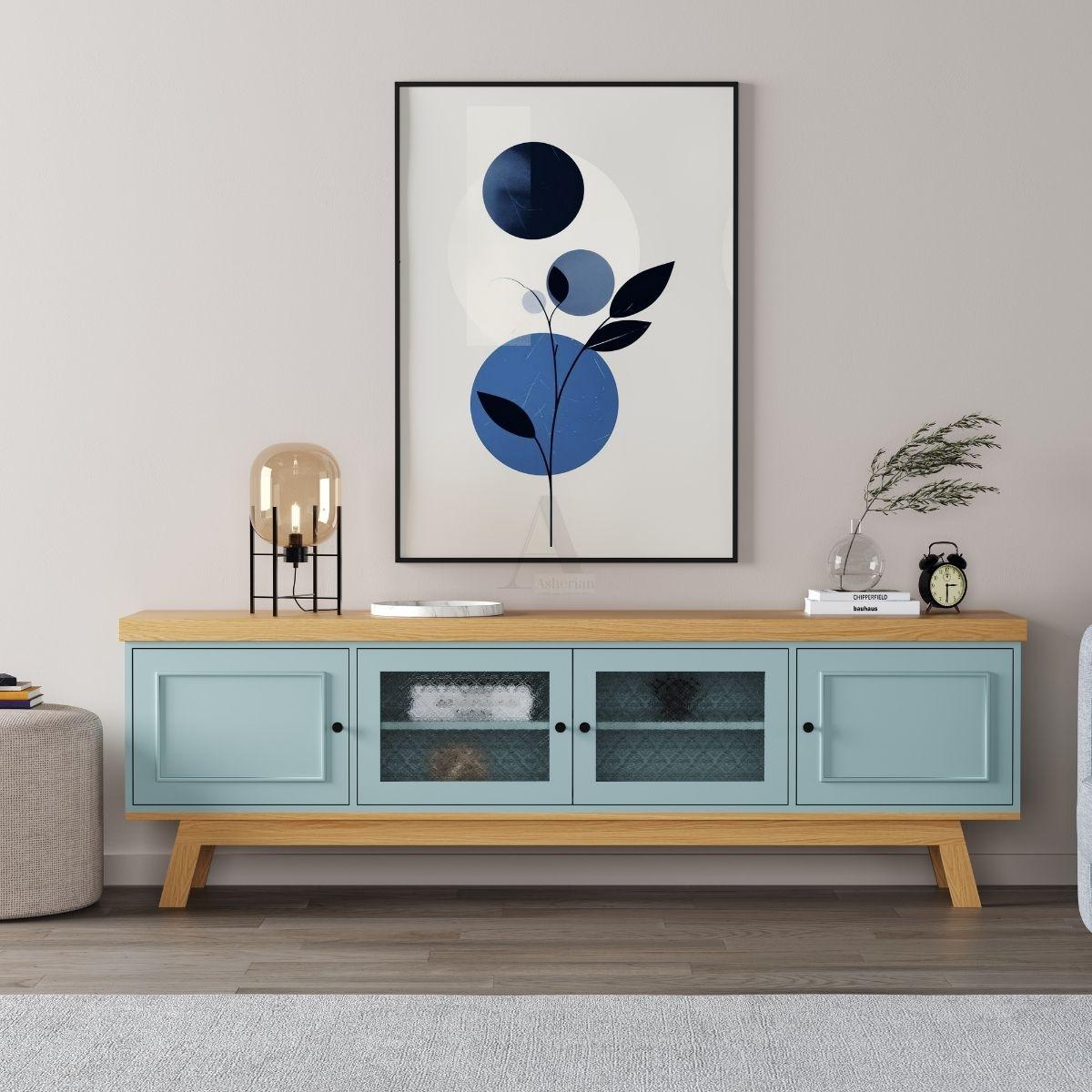 EDEN | מזנון כפרי־עדין עם זכוכית סבתא ושילובי עץ טבעיים