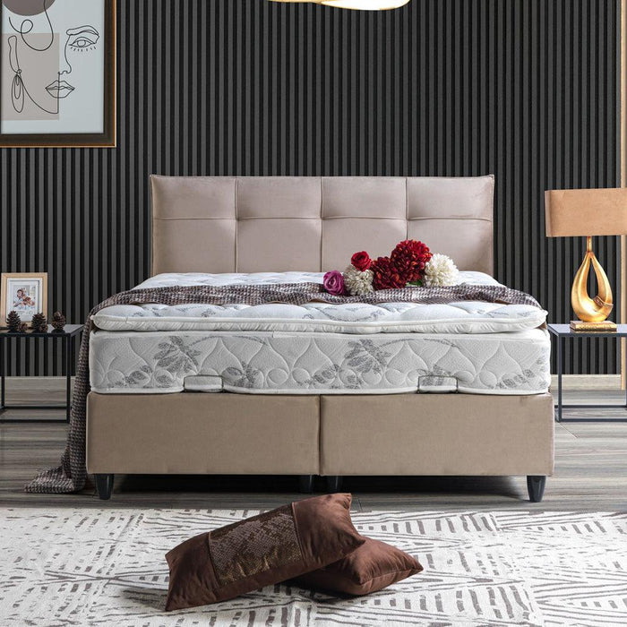 Nikol | מיטה זוגית בעיצוב חתולי עם ארגז מצעים - אשריאן | ASHERIAN