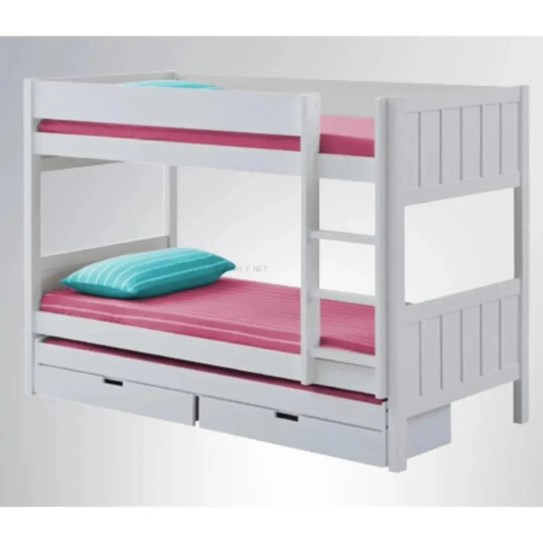 Ela | מיטת קומותיים מעץ מלא לילדים + מיטת חבר - עין חרוד - - אשריאן | ASHERIAN