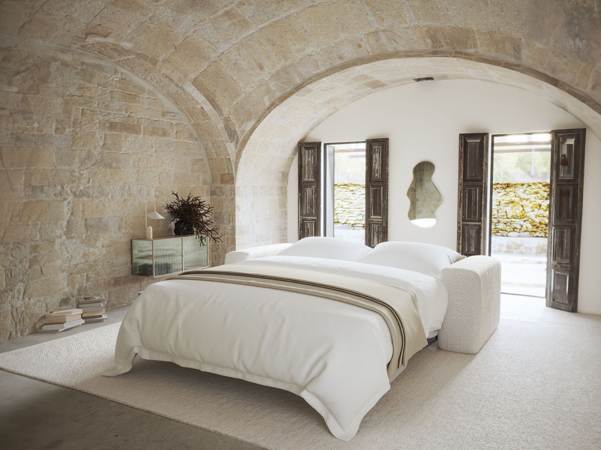 EVENT DR-GAV | ספה רחבה מעוצבת נפתחת למיטה - ד״ר גב