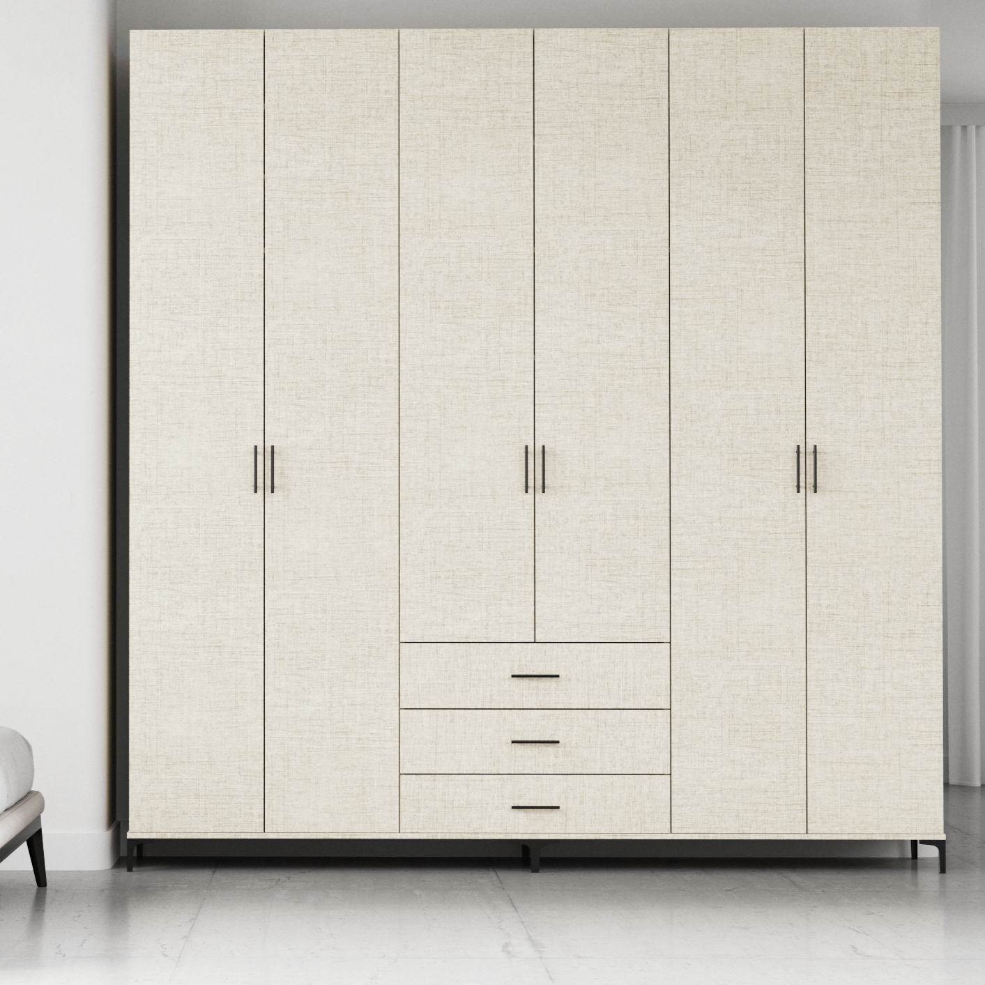 FLEX | ארון פתיחה פרקטי עם מגירות, במה וטריקות שקטות - - אשריאן | ASHERIAN