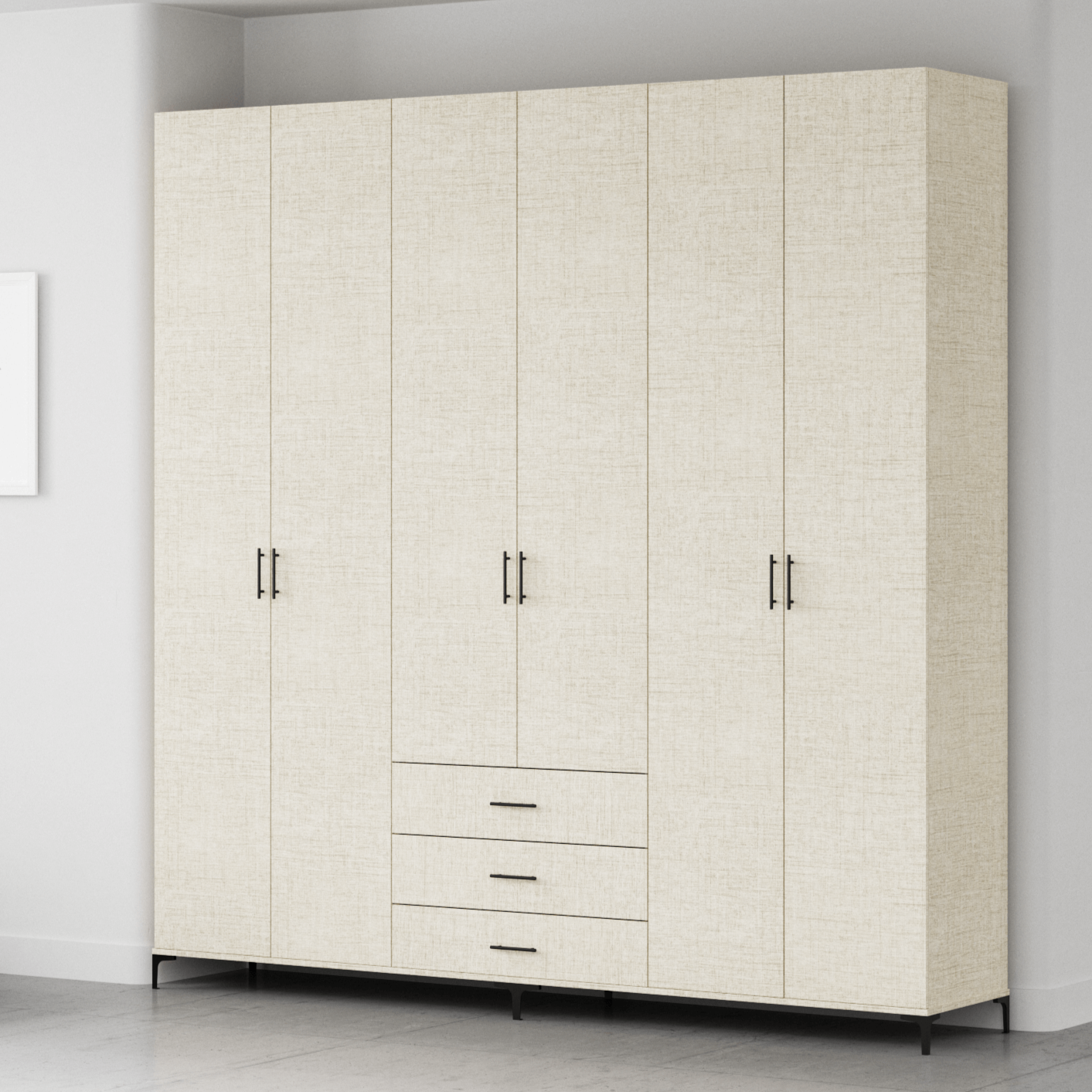 FLEX | ארון פתיחה פרקטי עם מגירות, במה וטריקות שקטות - - אשריאן | ASHERIAN