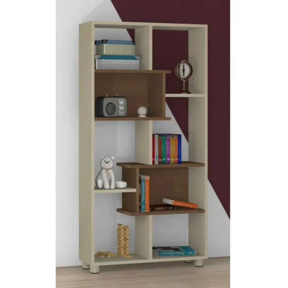 Flow 12 | כוננית בשילוב מדפים וקוביות - 100 ס״מ - אשריאן | ASHERIAN