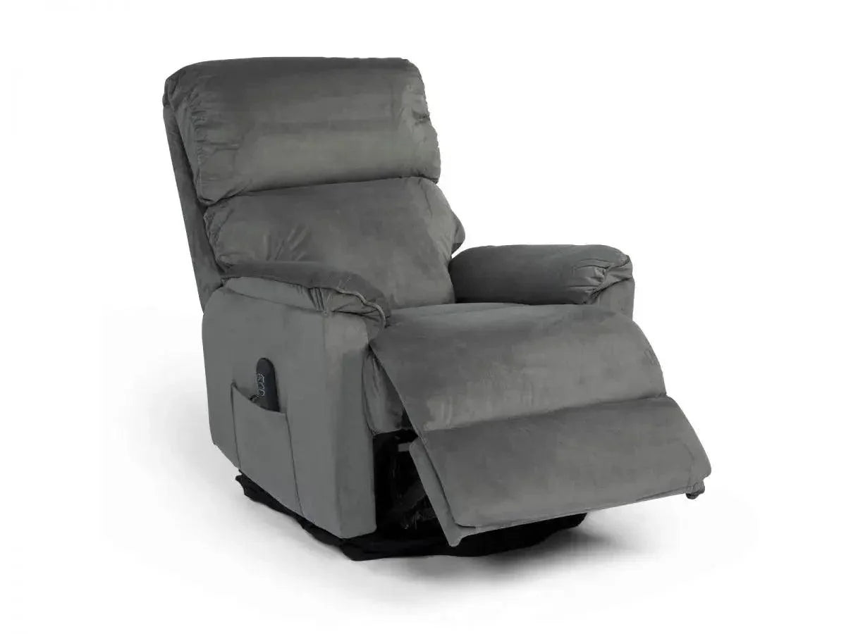 FREEDOM | כורסת סטנד אפ איכותית מבד מבית ד"ר גב - קימה אפור - אשריאן | ASHERIAN