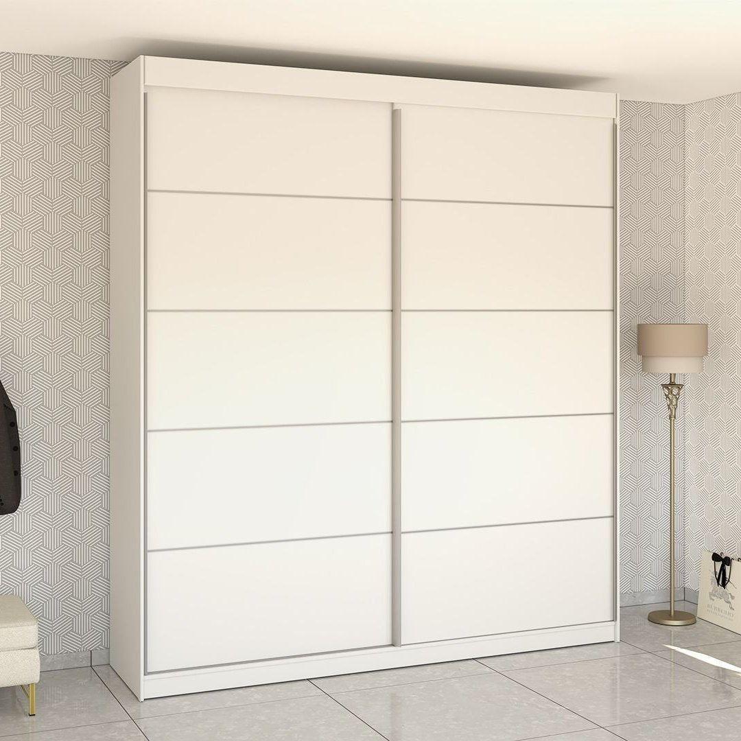 GOLAN | ארון הזזה איכותי בגובה 2.70 ועם 2 דלתות MDF - 240 ס״מ - 2 דלתות - אשריאן | ASHERIAN