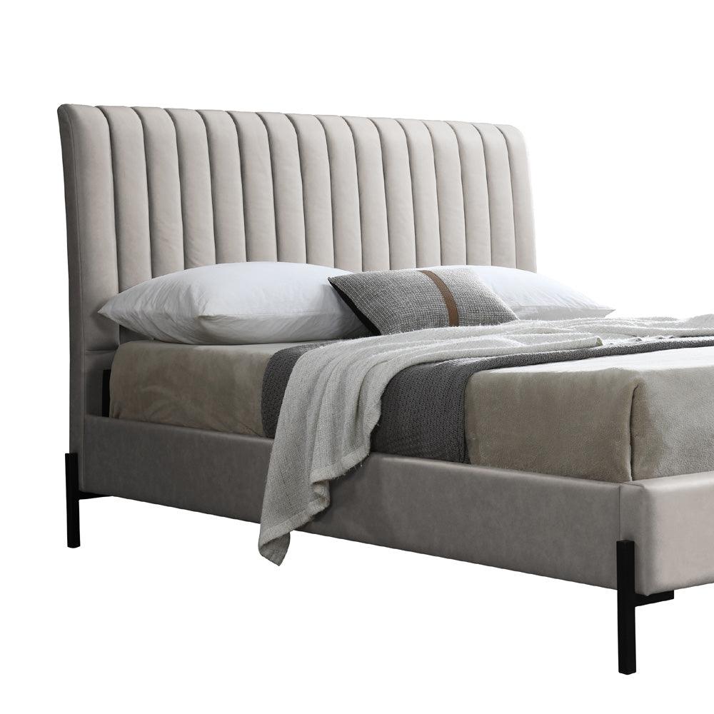 Venus | מיטה זוגית בעיצוב מודרני עם ראש מיטה מעוגל - - אשריאן | ASHERIAN