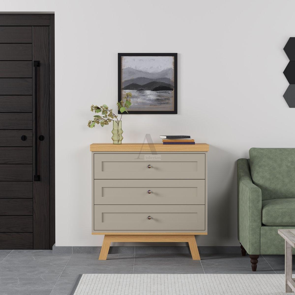 JOLS | שידת מגירות בהתאמה אישית בעיצוב כפרי - 90 ס״מ - שידה