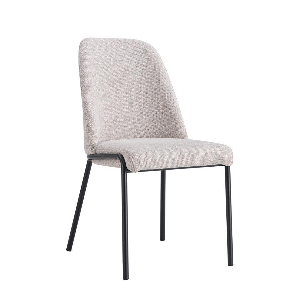 Extra | כסא בד מודרני לפינת אוכל בגוונים מושלמים - אבן - אשריאן | ASHERIAN
