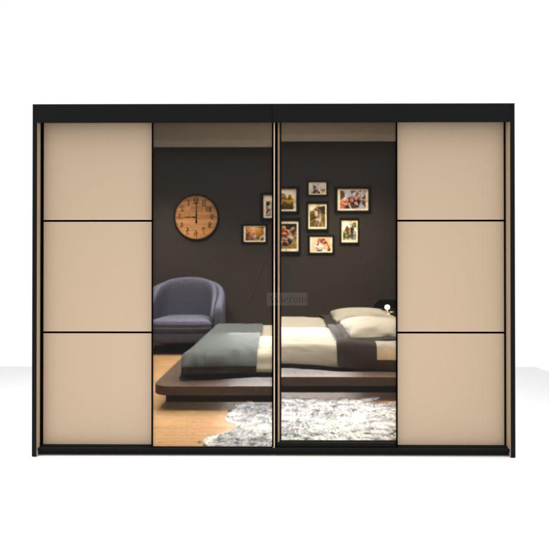 KFIR | ארון הזזה איכותי עם מראה ומגירות