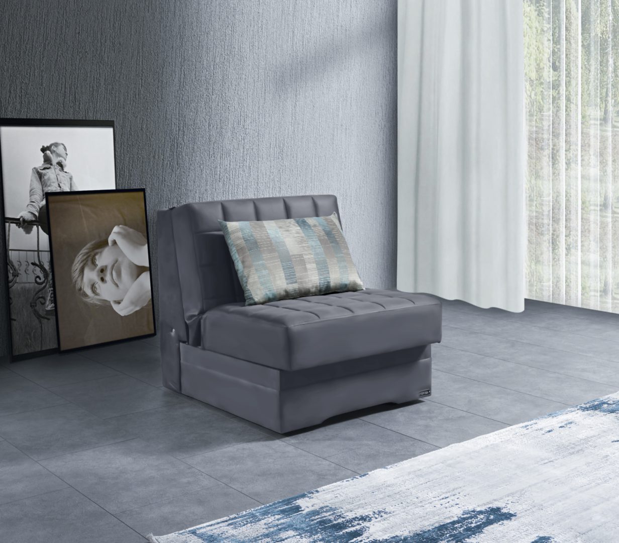 FLEX MONO | כורסה נפתחת למיטה עם מנגנון פתיחה קל ונוח - כורסא