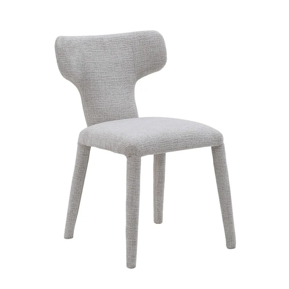 URBAN | כסא אוכל מודרני מרופד בבד רך ונעים - קפוצ׳ינו