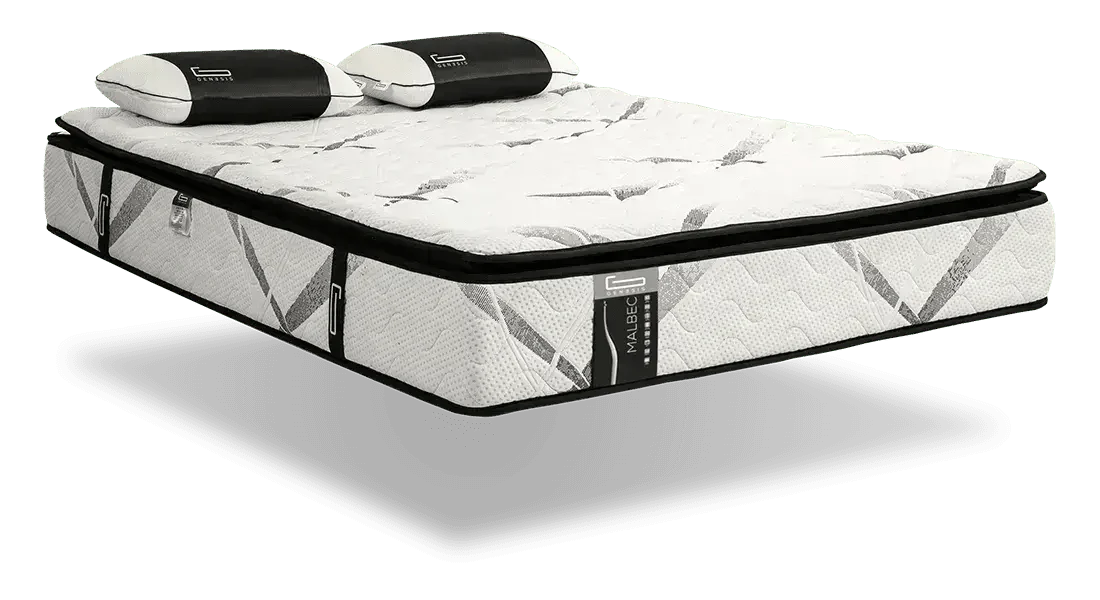 MALBEC | מזרן קפיצים מבודדים עם שכבת פינוק ויסקו Genesis - - אשריאן | ASHERIAN