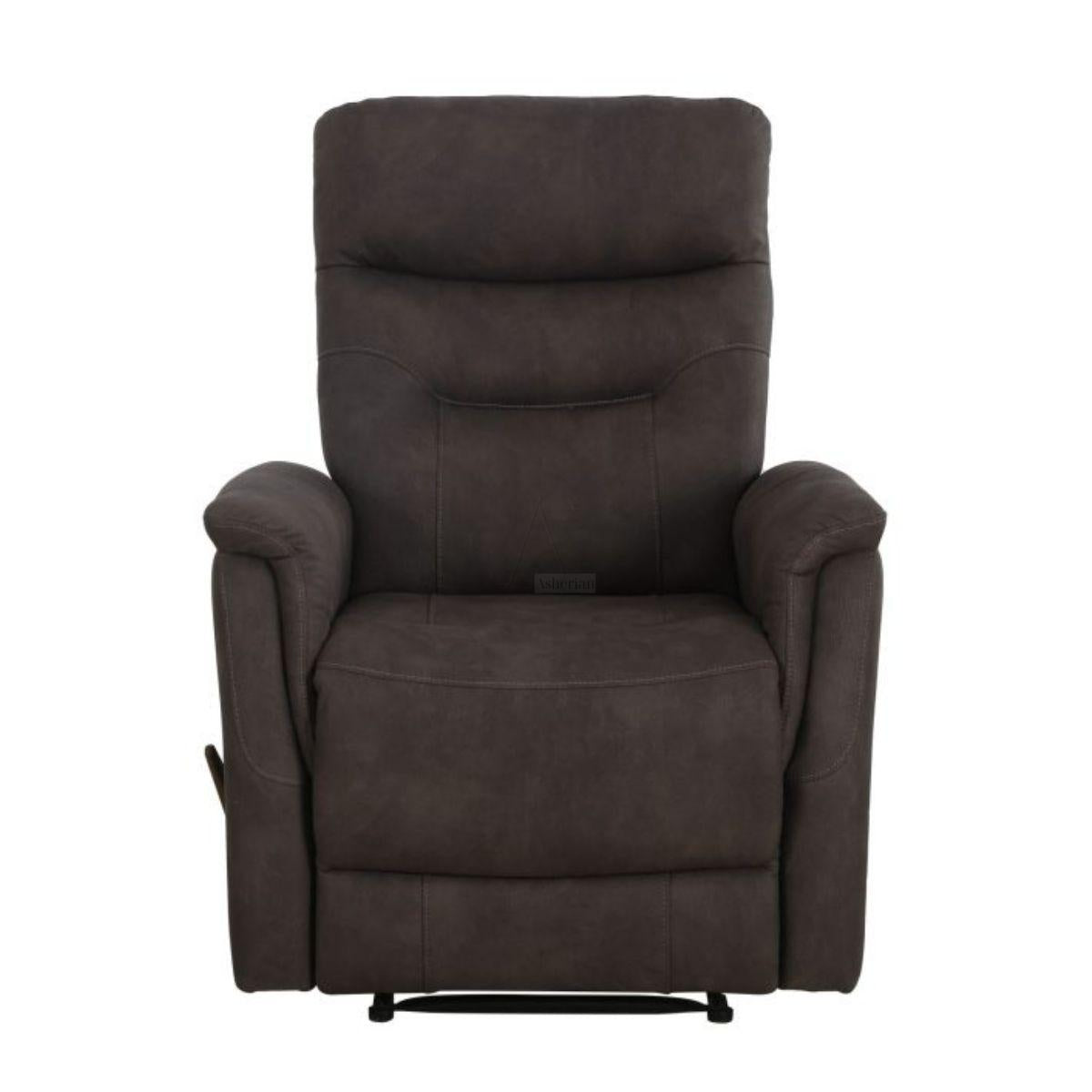 MART | כורסת ריקליינר ידנית בעיצוב מודרני ונוח - אפור כהה